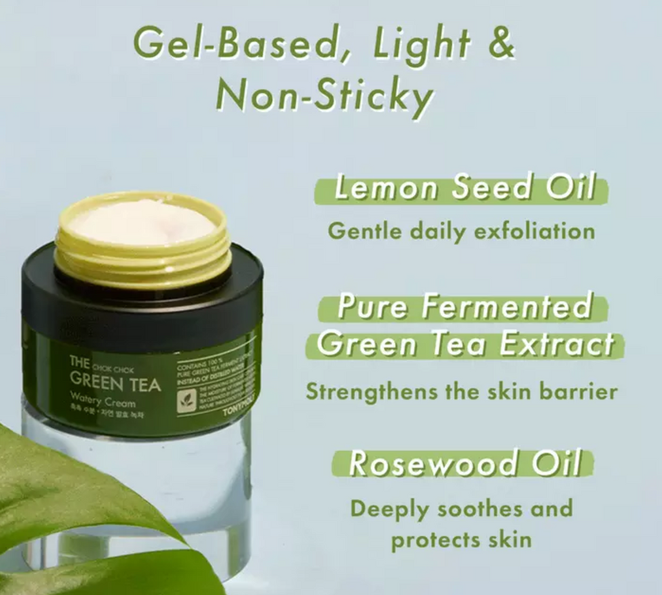 [TONYMOLY] The Chok Chok Green Tea Watery Moisture Cream 100ml